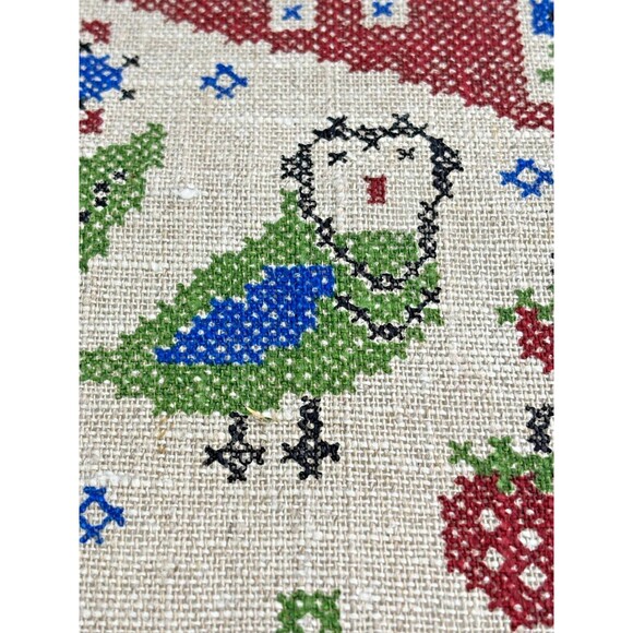 Vintage Kay Dee 100% Pure Linen Tea Towel MCM Design by Lois Long 17 x30 NEW - Picture 3 of 14